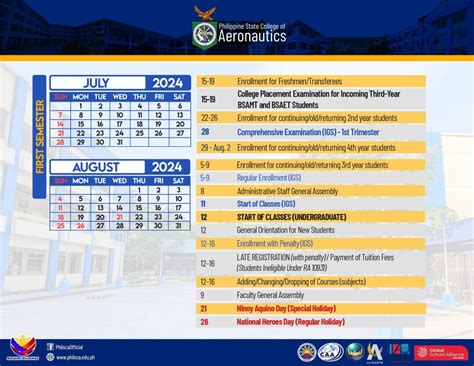 philsca admission 2024 2025 schedule|Philippine State College Of Aeronotics Admissions AY 2024.